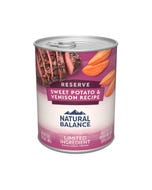 Natural Balance Limited Ingredient Reserve Wet Dog Food - Sweet Potato & Venison Recipe 