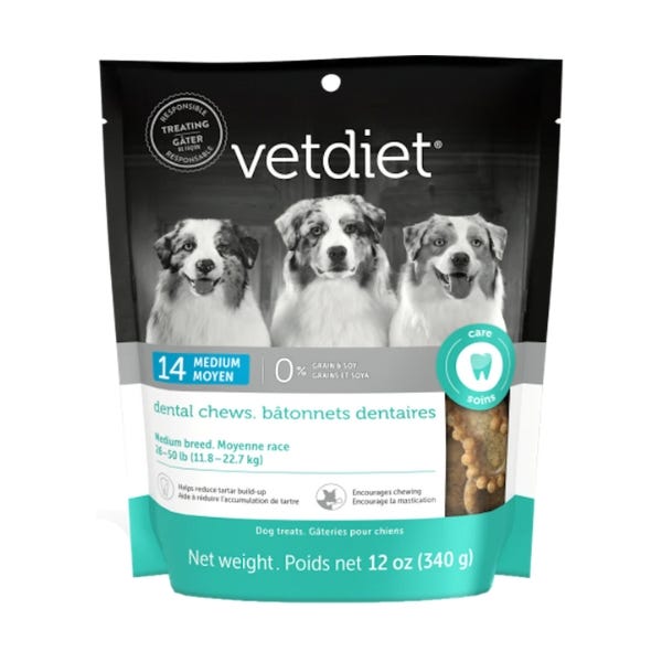 Vetdiet Dental Chews Size Medium