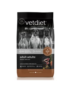 Vetdiet Dry Food for Adult Dogs - Lamb &amp; Rice Formula