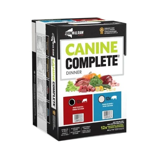 $4 OFF Select Iron Will Raw Pet Food (12 lbs)