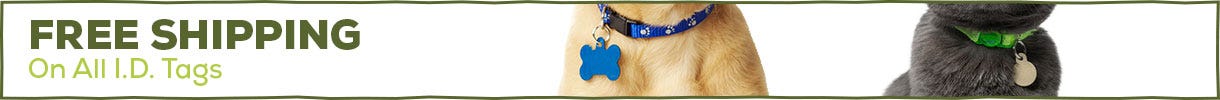 Free shipping on all pet ID tags