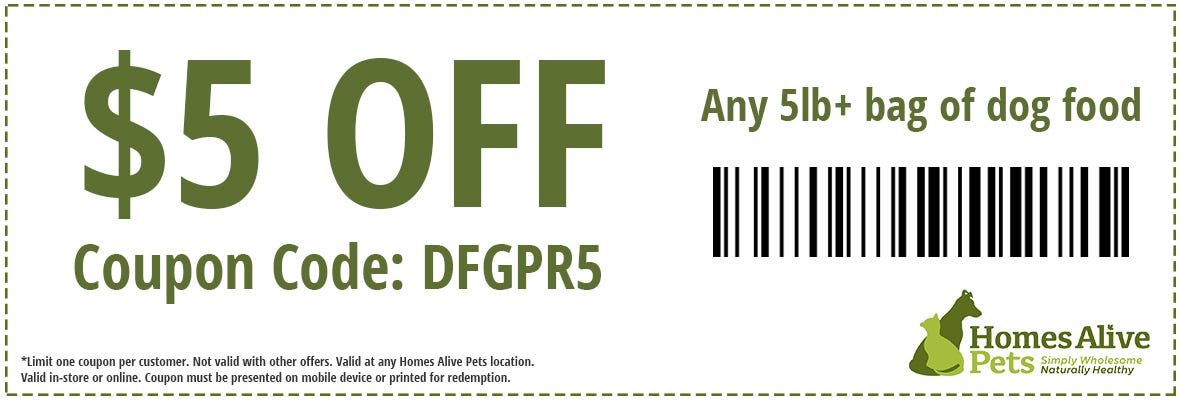 Dog Food Coupon Offer