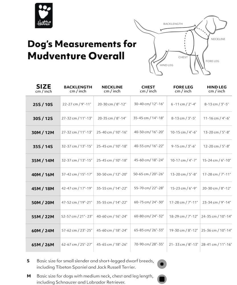 Hurtta harness sales sizing